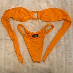 Orange bikini